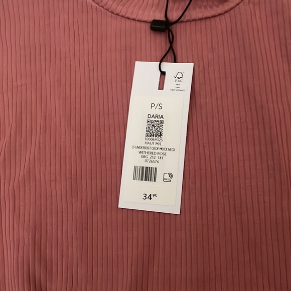 BNWT DYNAMITE LONG SLEEVE TOP - Picture 5 of 5